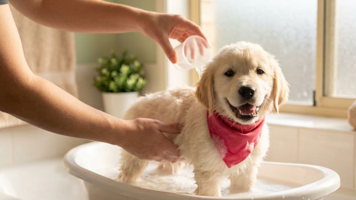 Com quantos meses pode dar banho em filhote de cachorro?