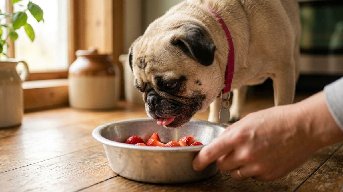 Cachorro pode comer morango? Pode dar? Veja como oferecer